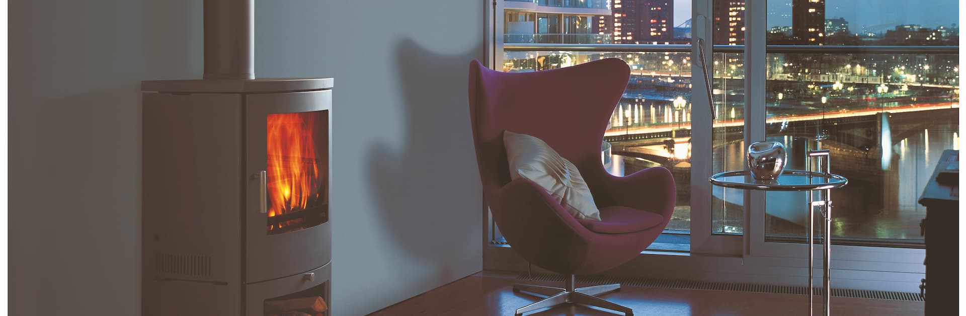 Multi-Fuel Stoves in a modern apartment