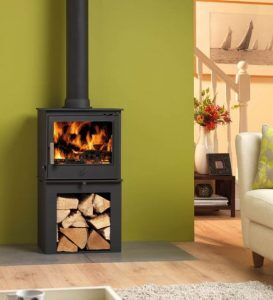 ACR Malvern Wood Burning & Multi fuel Logstore Stove