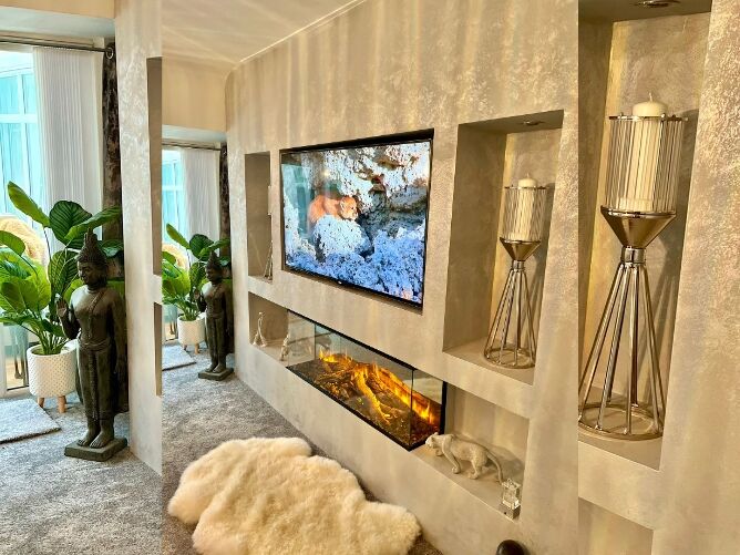 media wall package build option 11 with electric fire