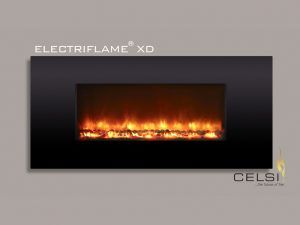 Electriflame XD Piano Black Electric Fire