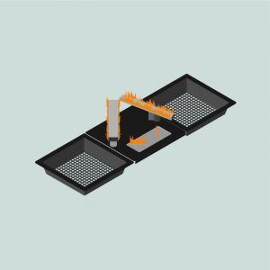 REAL FLAME BURNER M LED