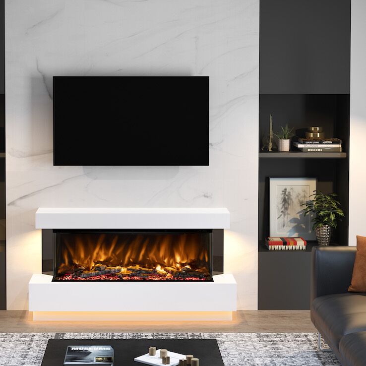 Evento 64 Floor Standing Electric Fireplaces