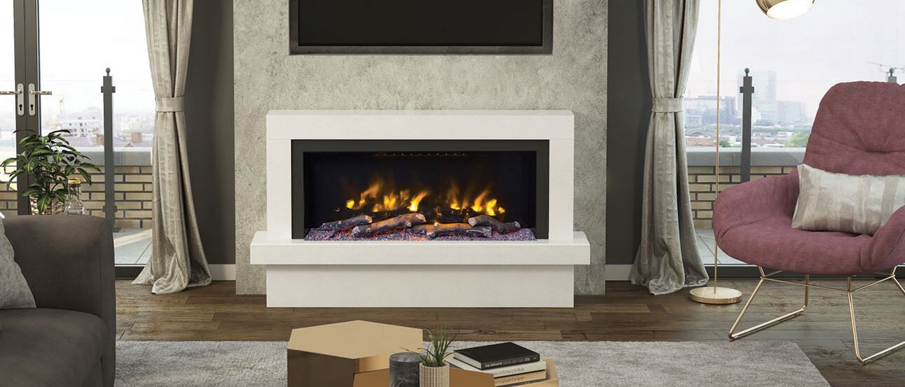 Impero 47 Floor Standing Electric Fireplace