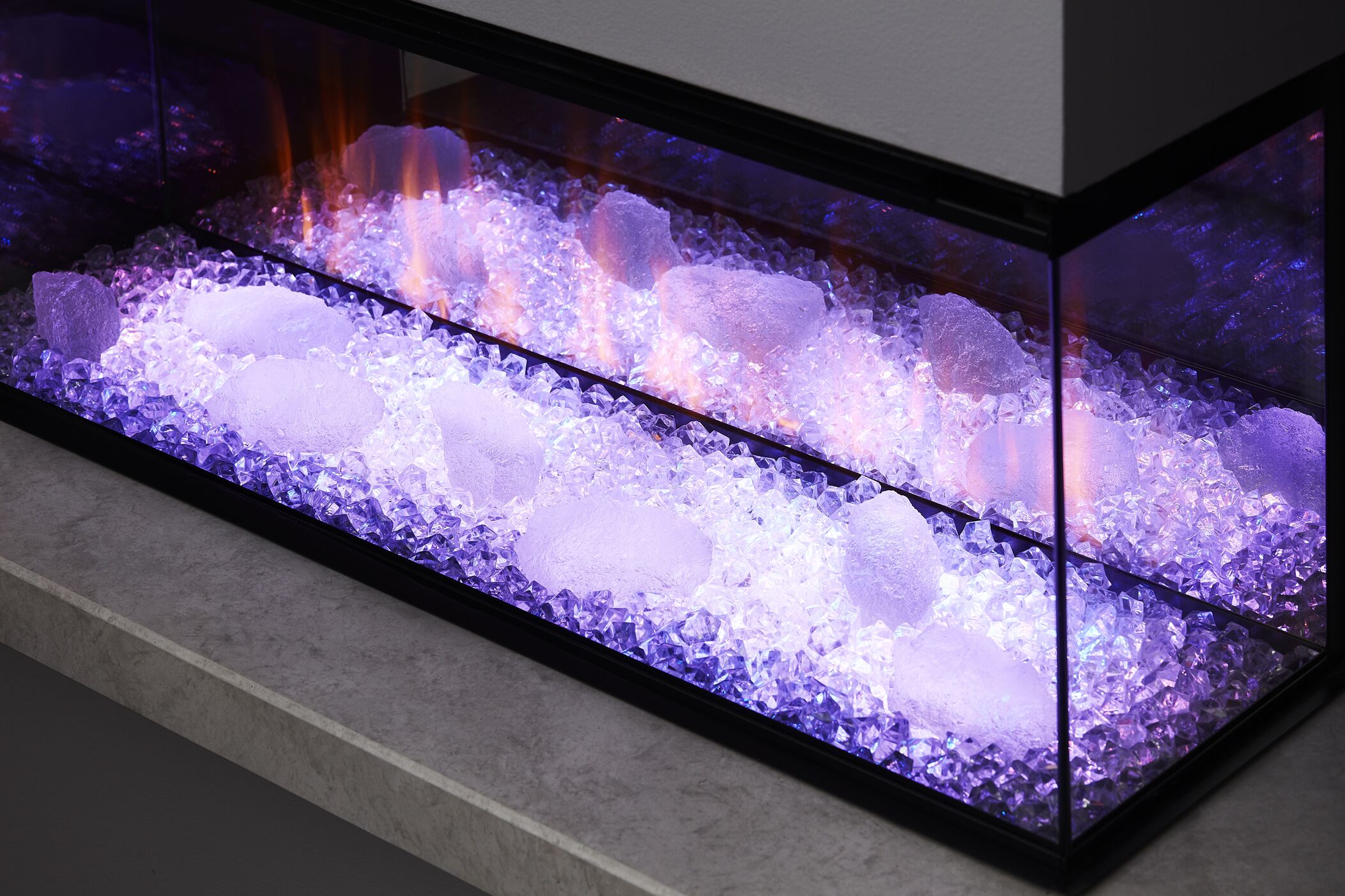 New Forest 870 Electric Fire Media Wall