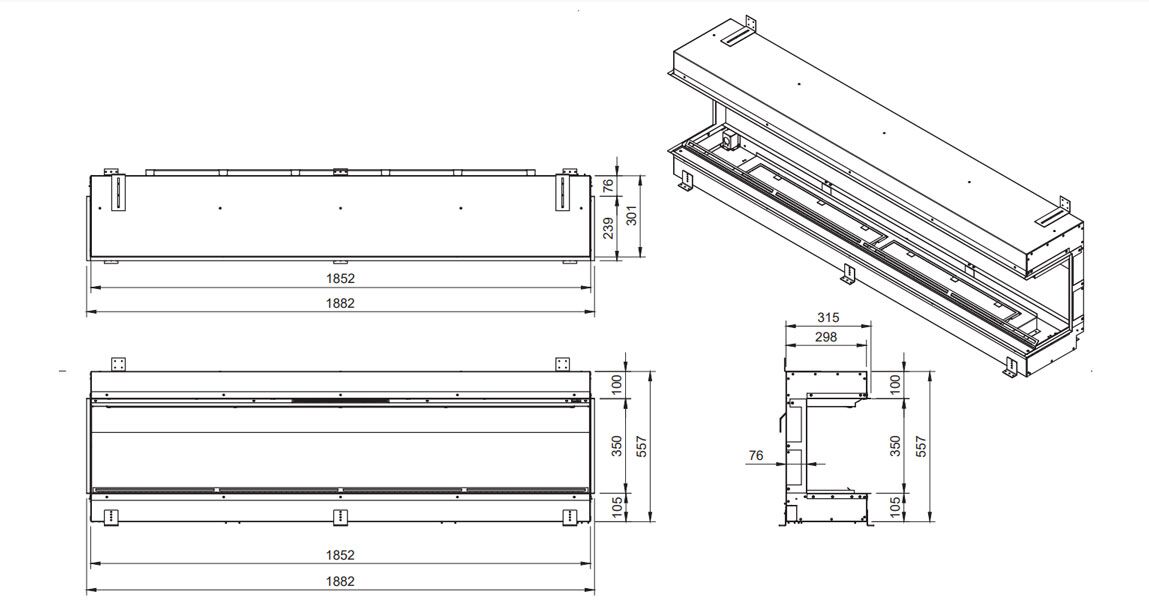 Alisio 1850 dimensions