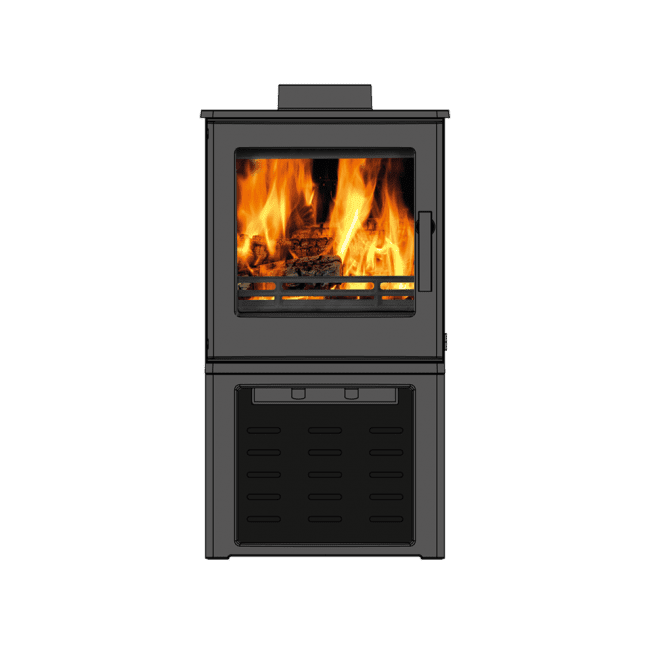 ACR Woodpecker WP4LS Ecodesign Log Store Wood Burning Stove