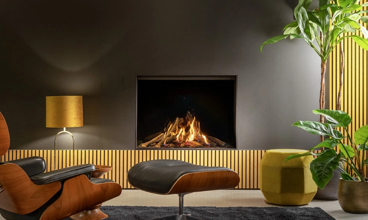 Kalfire gi105 79f gas fire in living space