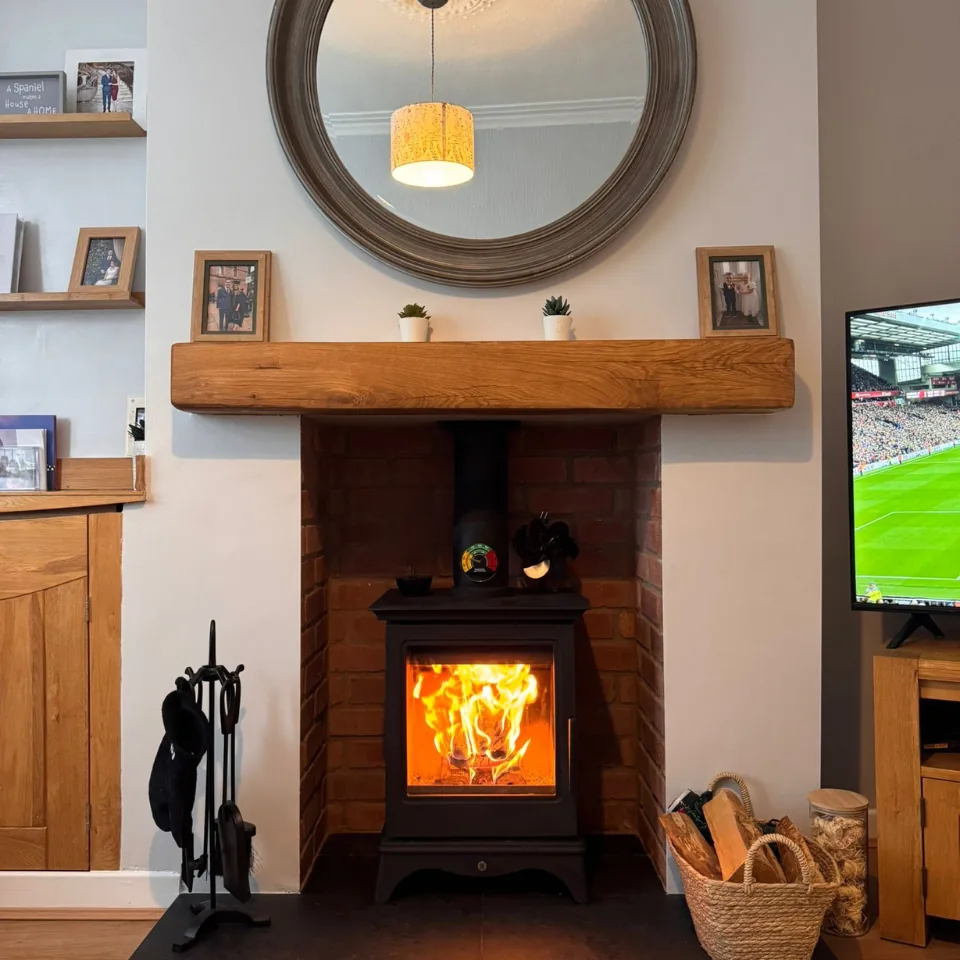 wood burning stove complete