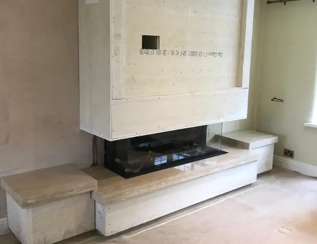 Media wall construction