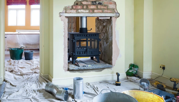 Log Burner Installation Job