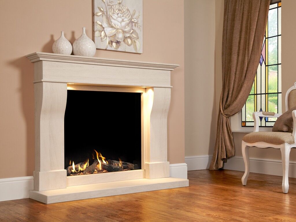 Da Vinci Illumia Slimline Balanced Flue Gas Fire Suite