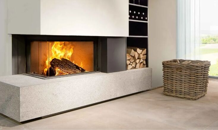 Kalfire W65-38C Wood Burning Fire Featured
