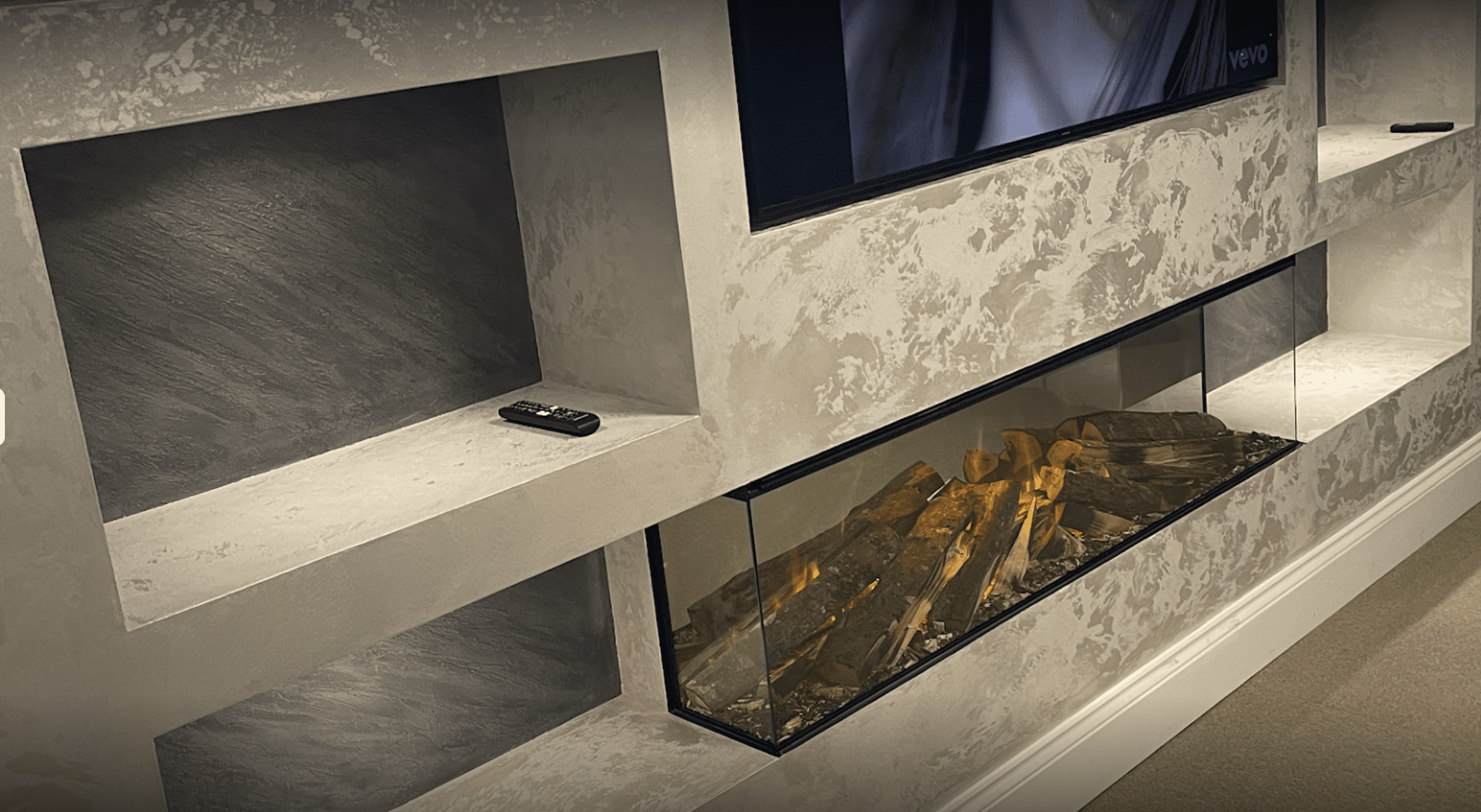 recent media wall installation wirral