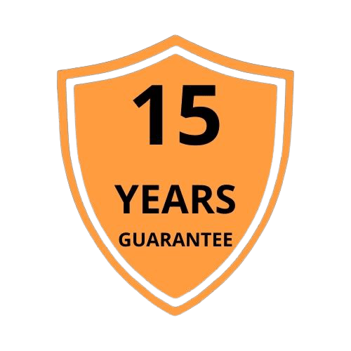 15 Years Warranty Guarantee Logo