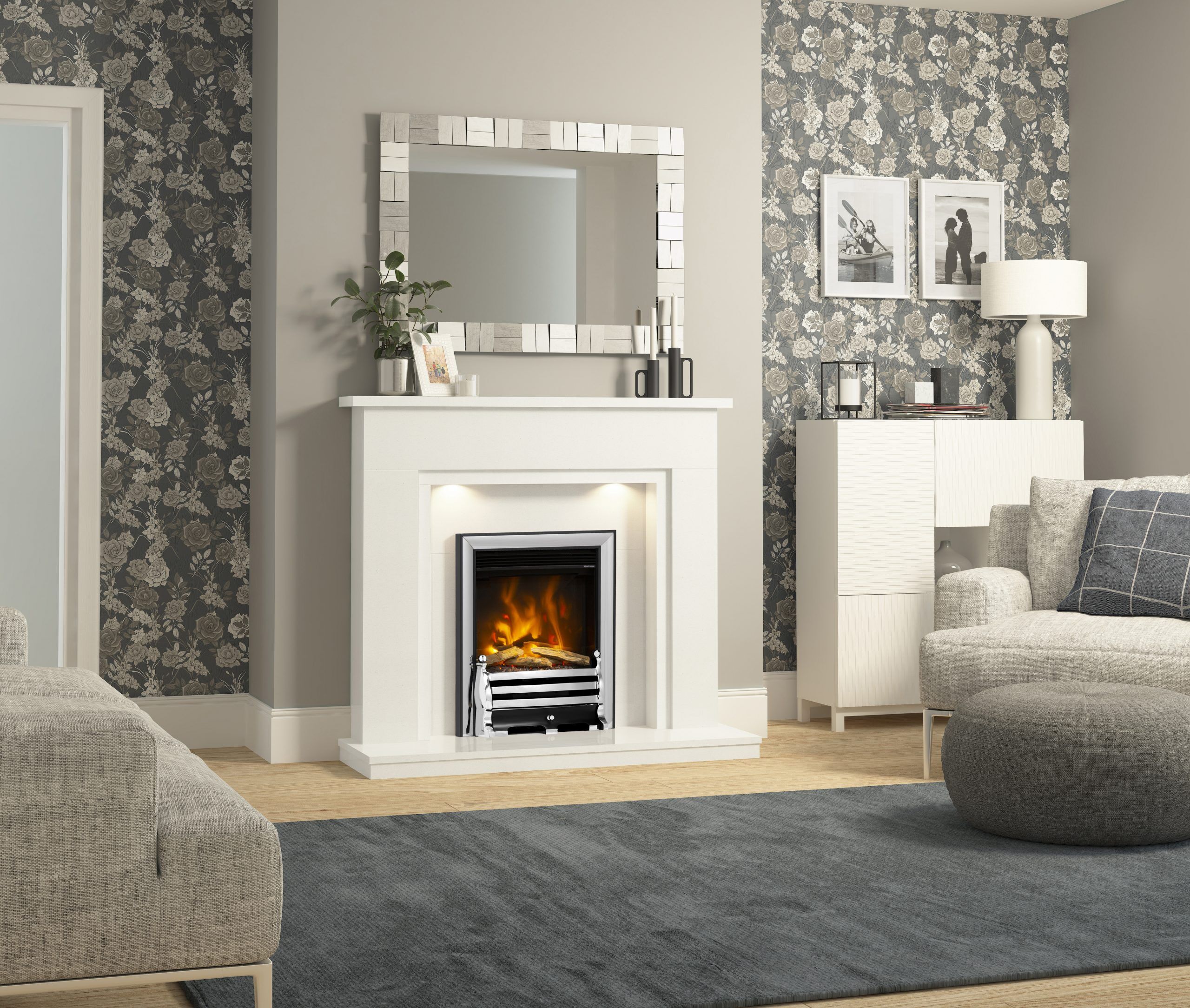 16″ PRYZM INSET ELECTRIC FIRE