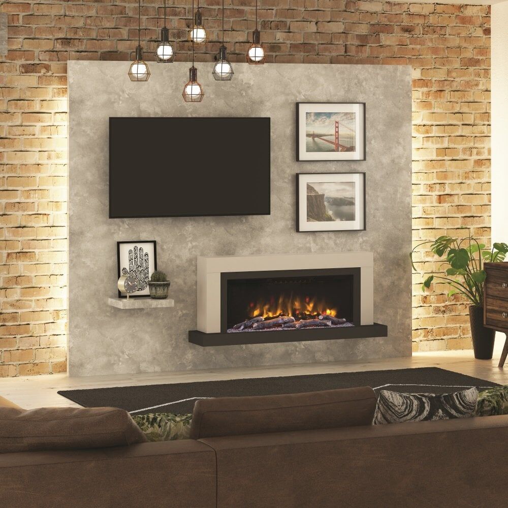 Vardo 53 Wall Mounted Electric Fireplace