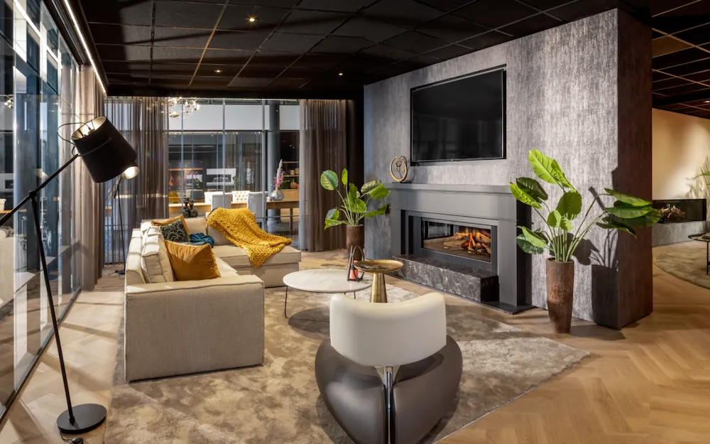 showroom view of Kalfire E-one 130F electric fire