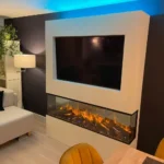 White media wall compact build completed by Centreline Fires