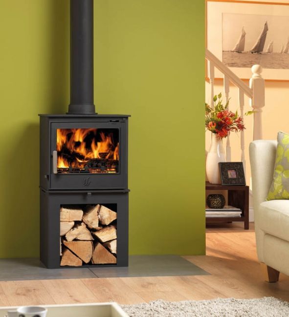 ACR Malvern Wood Burning & Multi fuel Logstore Stove
