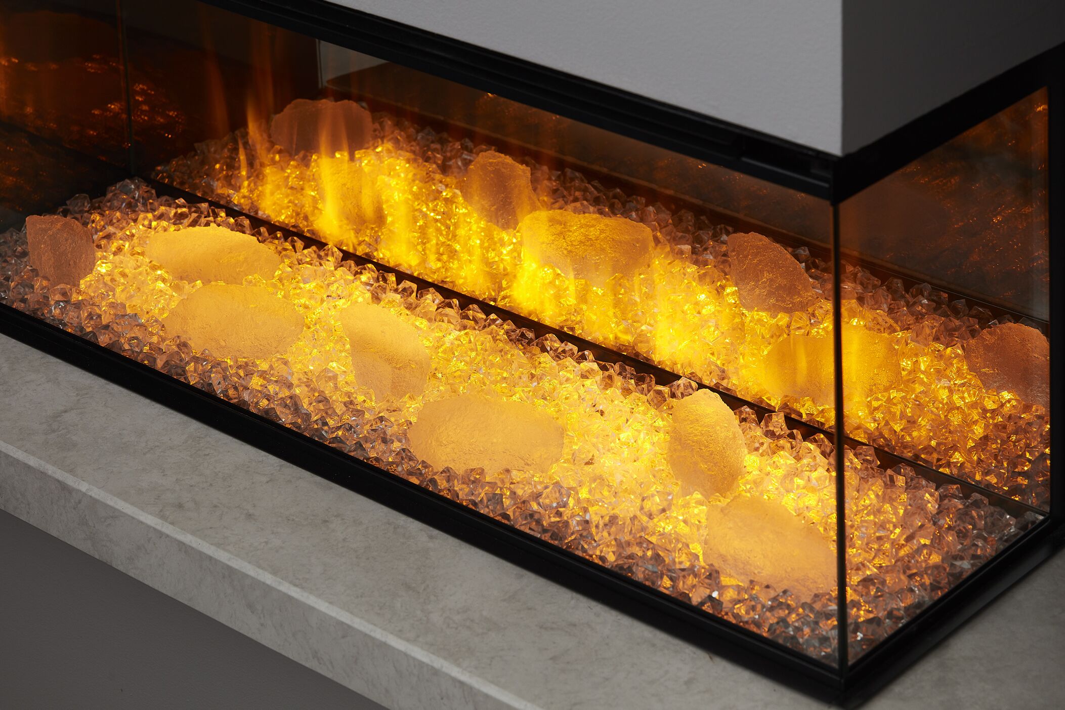 New Forest 1200 Electric Fire With Deluxe Logs