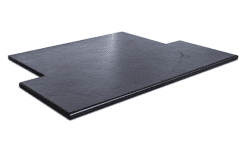 tiled slate hearth one piece option