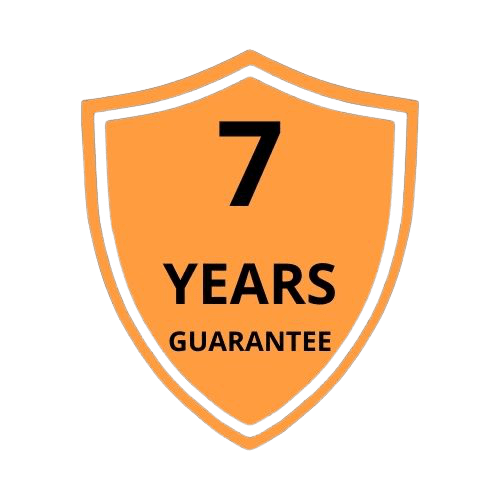 7 Years Warranty Guarantee Logo