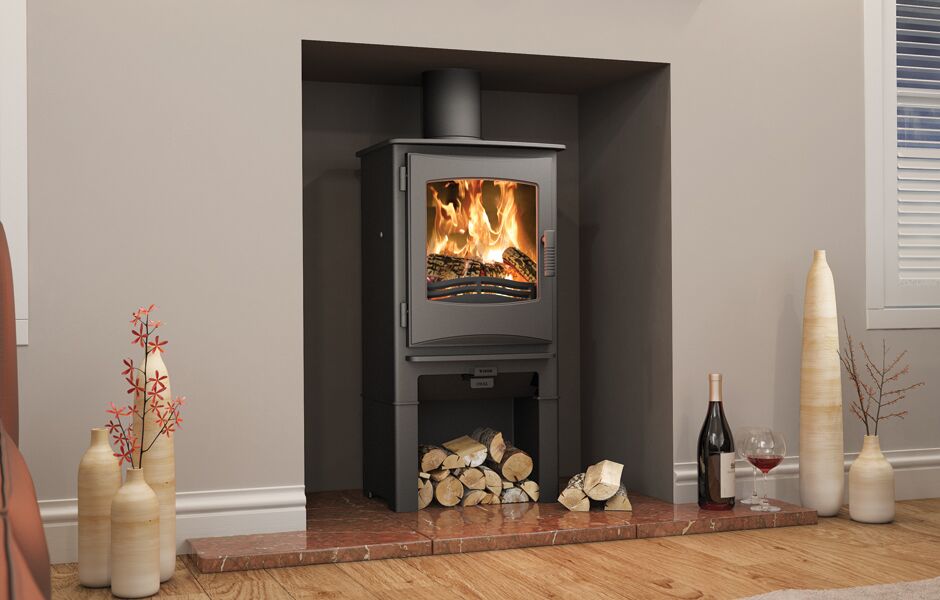 ACR Woodpecker WP4LS Ecodesign Log Store Wood Burning Stove