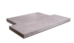 tiled slate hearth dark grey option