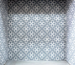 tiled mosaic pattern chamber option