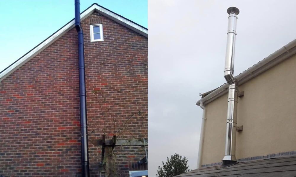 Flue systems on homes