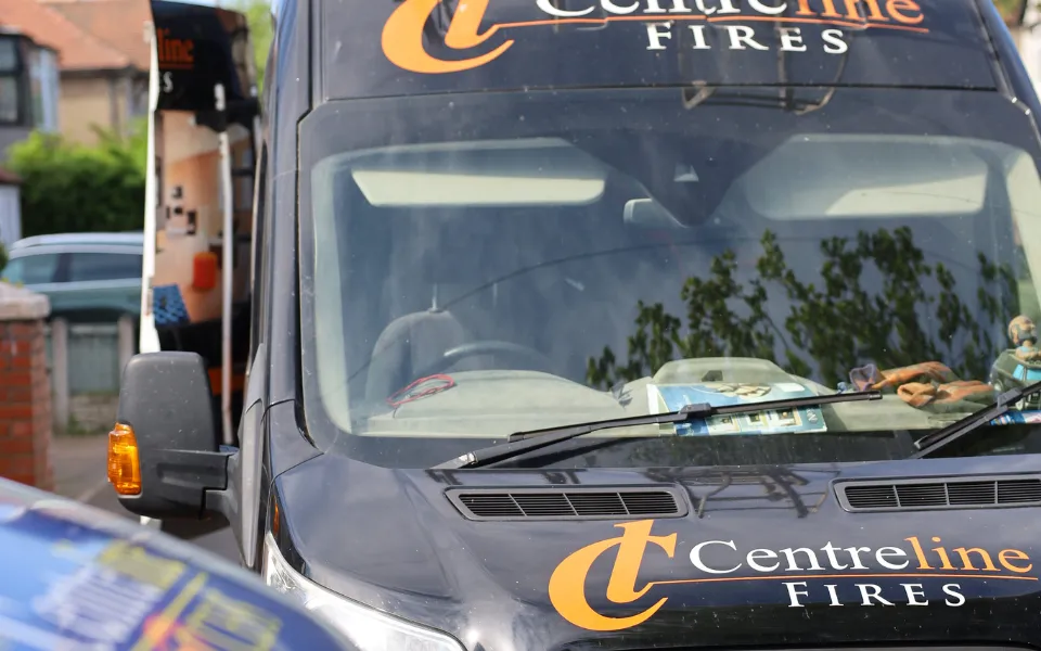 log burner servicing, centreline van