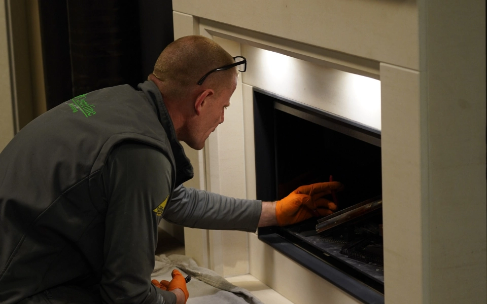 fire servicing costs. A fire being serviced