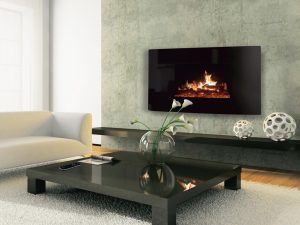 Puraflame Curved Electric Fire