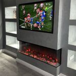 media wall package build option 8 with electric fire