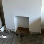 before the stove installation