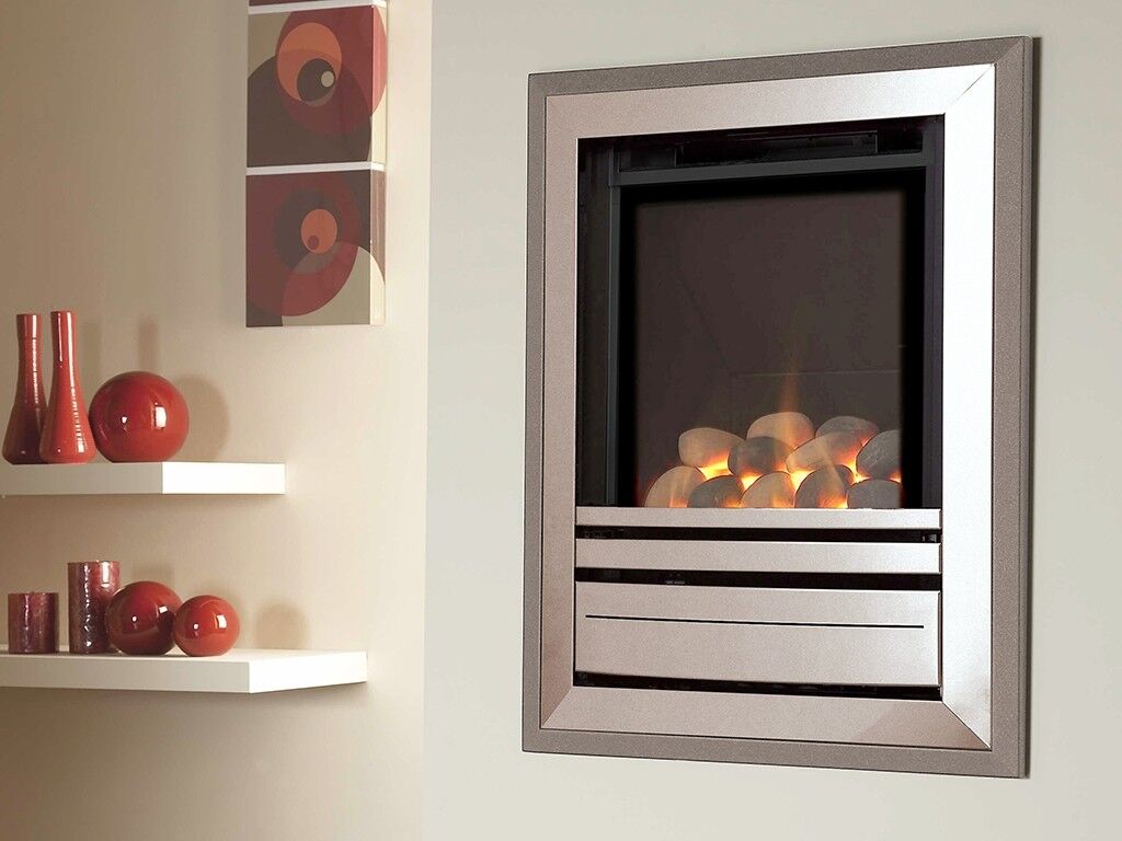 Verine Frontier HE Hearth & Wall Inset Gas Fire