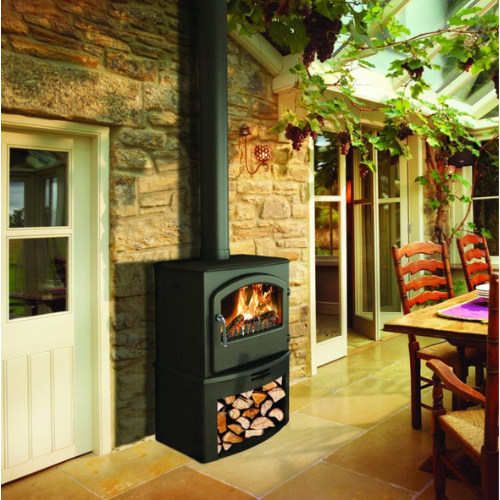 Serrano 7 SE log store Multi-Fuel Stove